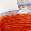 imageNICETOWN King Size Warm Sherpa Fleece Blanket Comfort Dual Sided Super Soft Fleece Throw Blanket for Bed Ultra Comfy Fuzzy Reversible Thick for Winter 90quot x 108quot OrangeOrange