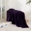 imageNICETOWN King Size Warm Sherpa Fleece Blanket Comfort Dual Sided Super Soft Fleece Throw Blanket for Bed Ultra Comfy Fuzzy Reversible Thick for Winter 90quot x 108quot OrangePurple