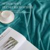imageNICETOWN King Size Warm Sherpa Fleece Blanket Comfort Dual Sided Super Soft Fleece Throw Blanket for Bed Ultra Comfy Fuzzy Reversible Thick for Winter 90quot x 108quot OrangeTeal