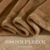 imageNICETOWN King Size Warm Sherpa Fleece Blanket Comfort Dual Sided Super Soft Fleece Throw Blanket for Bed Ultra Comfy Fuzzy Reversible Thick for Winter 90quot x 108quot OrangeCoffee