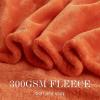 imageNICETOWN King Size Warm Sherpa Fleece Blanket Comfort Dual Sided Super Soft Fleece Throw Blanket for Bed Ultra Comfy Fuzzy Reversible Thick for Winter 90quot x 108quot OrangeOrange