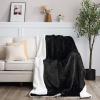 imageNICETOWN King Size Warm Sherpa Fleece Blanket Comfort Dual Sided Super Soft Fleece Throw Blanket for Bed Ultra Comfy Fuzzy Reversible Thick for Winter 90quot x 108quot OrangeSherpa  Fleece  Black