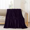 imageNICETOWN King Size Warm Sherpa Fleece Blanket Comfort Dual Sided Super Soft Fleece Throw Blanket for Bed Ultra Comfy Fuzzy Reversible Thick for Winter 90quot x 108quot OrangePurple
