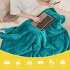 imageNICETOWN King Size Warm Sherpa Fleece Blanket Comfort Dual Sided Super Soft Fleece Throw Blanket for Bed Ultra Comfy Fuzzy Reversible Thick for Winter 90quot x 108quot OrangeSherpa  Fleece  Teal