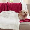 imageNICETOWN King Size Warm Sherpa Fleece Blanket Comfort Dual Sided Super Soft Fleece Throw Blanket for Bed Ultra Comfy Fuzzy Reversible Thick for Winter 90quot x 108quot OrangeSherpa  Fleece  Burgundy Red