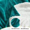imageNICETOWN King Size Warm Sherpa Fleece Blanket Comfort Dual Sided Super Soft Fleece Throw Blanket for Bed Ultra Comfy Fuzzy Reversible Thick for Winter 90quot x 108quot OrangeSherpa  Fleece  Teal
