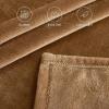imageNICETOWN King Size Warm Sherpa Fleece Blanket Comfort Dual Sided Super Soft Fleece Throw Blanket for Bed Ultra Comfy Fuzzy Reversible Thick for Winter 90quot x 108quot OrangeCoffee