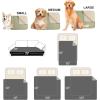 imageNICETOWN 100 Waterproof Dog Blanket Sofa Covers Couch Cover for Pets Cats Furniture Protector Dog Travel Bed Reversible Washable Mat for Car Floor 82quot W x 82quot L 1 Panel BeigeKhakiBeigeKhaki