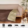 imageNICETOWN 100 Waterproof Dog Blanket Sofa Covers Couch Cover for Pets Cats Furniture Protector Dog Travel Bed Reversible Washable Mat for Car Floor 82quot W x 82quot L 1 Panel BeigeKhakiChocolateSand