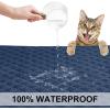 imageNICETOWN 100 Waterproof Dog Blanket Sofa Covers Couch Cover for Pets Cats Furniture Protector Dog Travel Bed Reversible Washable Mat for Car Floor 82quot W x 82quot L 1 Panel BeigeKhakiNavyStone Blue