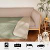 imageNICETOWN 100 Waterproof Dog Blanket Sofa Covers Couch Cover for Pets Cats Furniture Protector Dog Travel Bed Reversible Washable Mat for Car Floor 82quot W x 82quot L 1 Panel BeigeKhakiBeigeKhaki