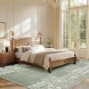 imageNICETOWN 8x10 UltraThin Brown Oriental Rug for Bedroom Tumble Washable Area Rugs 8x10 Boho NonSlip Vintage Living Room Rugs Oriental Carpet Entrance for Kitchen Laundry Bathroom BedroomSage Green