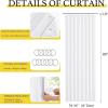 imageNICETOWN Accordion Blackout Door Curtains for Doorway Thermal Insulated Privacy Closet Curtains Room Divider Sliding Door Shade for Living RoomBathroomBedroom 1 Panel with Hooks W38 x L80 GreyPure White