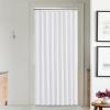 imageNICETOWN Accordion Blackout Door Curtains for Doorway Thermal Insulated Privacy Closet Curtains Room Divider Sliding Door Shade for Living RoomBathroomBedroom 1 Panel with Hooks W38 x L80 GreyPure White