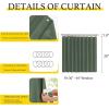 imageNICETOWN Accordion Blackout Door Curtains for Doorway Thermal Insulated Privacy Closet Curtains Room Divider Sliding Door Shade for Living RoomBathroomBedroom 1 Panel with Hooks W38 x L80 GreyDark Mallard