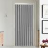 imageNICETOWN Accordion Blackout Door Curtains for Doorway Thermal Insulated Privacy Closet Curtains Room Divider Sliding Door Shade for Living RoomBathroomBedroom 1 Panel with Hooks W38 x L80 GreySilver Grey