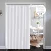imageNICETOWN Accordion Blackout Door Curtains for Doorway Thermal Insulated Privacy Closet Curtains Room Divider Sliding Door Shade for Living RoomBathroomBedroom 1 Panel with Hooks W38 x L80 GreyPure White