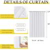 imageNICETOWN Accordion Blackout Door Curtains for Doorway Thermal Insulated Privacy Closet Curtains Room Divider Sliding Door Shade for Living RoomBathroomBedroom 1 Panel with Hooks W38 x L80 GreyPure White