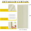 imageNICETOWN Accordion Blackout Door Curtains for Doorway Thermal Insulated Privacy Closet Curtains Room Divider Sliding Door Shade for Living RoomBathroomBedroom 1 Panel with Hooks W38 x L80 GreyLight Beige