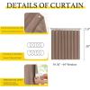 imageNICETOWN Accordion Blackout Door Curtains for Doorway Thermal Insulated Privacy Closet Curtains Room Divider Sliding Door Shade for Living RoomBathroomBedroom 1 Panel with Hooks W38 x L80 GreyCappuccino