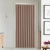 imageNICETOWN Accordion Blackout Door Curtains for Doorway Thermal Insulated Privacy Closet Curtains Room Divider Sliding Door Shade for Living RoomBathroomBedroom 1 Panel with Hooks W38 x L80 GreyCappuccino