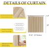 imageNICETOWN Accordion Blackout Door Curtains for Doorway Thermal Insulated Privacy Closet Curtains Room Divider Sliding Door Shade for Living RoomBathroomBedroom 1 Panel with Hooks W38 x L80 GreyBiscotti Beige