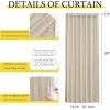 imageNICETOWN Accordion Blackout Door Curtains for Doorway Thermal Insulated Privacy Closet Curtains Room Divider Sliding Door Shade for Living RoomBathroomBedroom 1 Panel with Hooks W38 x L80 GreyAngora