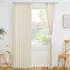 imageNICETOWN Accordion Blackout Door Curtains for Doorway Thermal Insulated Privacy Closet Curtains Room Divider Sliding Door Shade for Living RoomBathroomBedroom 1 Panel with Hooks W38 x L80 GreyGreyish White