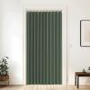 imageNICETOWN Accordion Blackout Door Curtains for Doorway Thermal Insulated Privacy Closet Curtains Room Divider Sliding Door Shade for Living RoomBathroomBedroom 1 Panel with Hooks W38 x L80 GreyDark Mallard