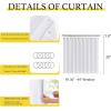 imageNICETOWN Accordion Blackout Door Curtains for Doorway Thermal Insulated Privacy Closet Curtains Room Divider Sliding Door Shade for Living RoomBathroomBedroom 1 Panel with Hooks W38 x L80 GreyPure White