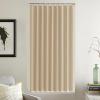 imageNICETOWN Accordion Blackout Door Curtains for Doorway Thermal Insulated Privacy Closet Curtains Room Divider Sliding Door Shade for Living RoomBathroomBedroom 1 Panel with Hooks W38 x L80 GreyBiscotti Beige
