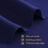 imageNICETOWN Blackout Curtains ampamp Drapes for Bedroom Royal Blue W34 x L40 Set of 2 Triple Weave Grommet Top Thermal Insulated Light Blocking Panels for BathroomLiving Room