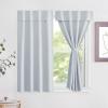 imageNICETOWN Door Curtains for Kitchen Short Blackout Curtains 72 inch Long Self Adhesive Portable Window Cover for Front French Door Adjustable Shade for Glass 1 PC 26quot W x 72quot L GreyGreyish White