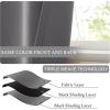 imageNICETOWN Door Curtains for Kitchen Short Blackout Curtains 72 inch Long Self Adhesive Portable Window Cover for Front French Door Adjustable Shade for Glass 1 PC 26quot W x 72quot L GreyGrey