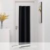 imageNICETOWN Lower Noise Room Divider Curtain Screen Partitions with Adhesive Curtain Track 7ft Tall x 83ft Wide Black Blackout Sound Reducing Panel for DoorwayGlass WindowSliding DoorPatioBlack