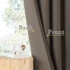 imageNICETOWN Room Darkening Patio Curtains for Sliding Door Hook BeltRod PocketBack Tab Thermal Window Treatment Room Divider Curtains for BedroomLiving Room Angora W100 x L84 1 PanelBrown