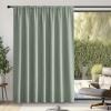 imageNICETOWN Room Darkening Patio Curtains for Sliding Door Hook BeltRod PocketBack Tab Thermal Window Treatment Room Divider Curtains for BedroomLiving Room Angora W100 x L84 1 PanelSage Green