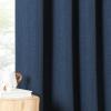 imageNICETOWN Room Darkening Patio Curtains for Sliding Door Hook BeltRod PocketBack Tab Thermal Window Treatment Room Divider Curtains for BedroomLiving Room Angora W100 x L84 1 PanelNavy Blue