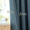 imageNICETOWN Room Darkening Patio Curtains for Sliding Door Hook BeltRod PocketBack Tab Thermal Window Treatment Room Divider Curtains for BedroomLiving Room Angora W100 x L84 1 PanelGreyish Blue