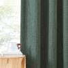 imageNICETOWN Room Darkening Patio Curtains for Sliding Door Hook BeltRod PocketBack Tab Thermal Window Treatment Room Divider Curtains for BedroomLiving Room Angora W100 x L84 1 PanelGreyish Green