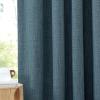 imageNICETOWN Room Darkening Patio Curtains for Sliding Door Hook BeltRod PocketBack Tab Thermal Window Treatment Room Divider Curtains for BedroomLiving Room Angora W100 x L84 1 PanelGreyish Blue