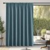 imageNICETOWN Room Darkening Patio Curtains for Sliding Door Hook BeltRod PocketBack Tab Thermal Window Treatment Room Divider Curtains for BedroomLiving Room Angora W100 x L84 1 PanelGreyish Blue
