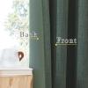 imageNICETOWN Room Darkening Patio Curtains for Sliding Door Hook BeltRod PocketBack Tab Thermal Window Treatment Room Divider Curtains for BedroomLiving Room Angora W100 x L84 1 PanelGreyish Green