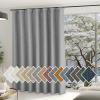 imageNICETOWN Room Darkening Patio Curtains for Sliding Door Hook BeltRod PocketBack Tab Thermal Window Treatment Room Divider Curtains for BedroomLiving Room Angora W100 x L84 1 PanelLight Grey