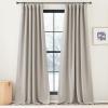 imageNICETOWN Room Darkening Patio Curtains for Sliding Door Hook BeltRod PocketBack Tab Thermal Window Treatment Room Divider Curtains for BedroomLiving Room Angora W100 x L84 1 PanelAngora