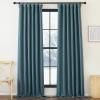 imageNICETOWN Room Darkening Patio Curtains for Sliding Door Hook BeltRod PocketBack Tab Thermal Window Treatment Room Divider Curtains for BedroomLiving Room Angora W100 x L84 1 PanelGreyish Blue