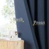 imageNICETOWN Room Darkening Patio Curtains for Sliding Door Hook BeltRod PocketBack Tab Thermal Window Treatment Room Divider Curtains for BedroomLiving Room Angora W100 x L84 1 PanelNavy Blue