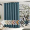 imageNICETOWN Room Darkening Patio Curtains for Sliding Door Hook BeltRod PocketBack Tab Thermal Window Treatment Room Divider Curtains for BedroomLiving Room Angora W100 x L84 1 PanelGreyish Blue