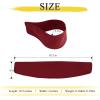 imageNICETOWN Strong Magnetic Curtain Tiebacks  Modern Simple Style Curtain Ties Backs Holdbacks Holders for IndoorOutdoor Curtains White 185 X 4 Inches Set of 4Burgundy Red