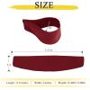 imageNICETOWN Strong Magnetic Curtain Tiebacks  Modern Simple Style Curtain Ties Backs Holdbacks Holders for IndoorOutdoor Curtains White 185 X 4 Inches Set of 4Burgundy Red